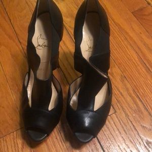 Christian Louboutin black heels